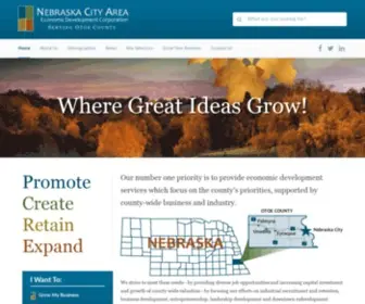 Nebraskacityareaedc.com(Nebraska City) Screenshot