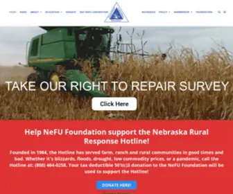 Nebraskafarmersunion.org(Nebraska Farmers Union) Screenshot