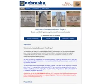 Nebraskagravestones.org(Nebraska Gravestone Photo Project) Screenshot