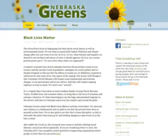 Nebraskagreens.org(Nebraska Greens) Screenshot