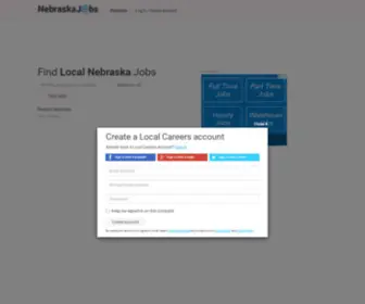 Nebraskajobs.com(Find Local Nebraska Jobs) Screenshot