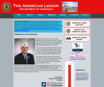 Nebraskalegion.net(The American Legion) Screenshot