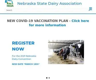 Nebraskamilk.org(Nebraska State Dairy Association) Screenshot