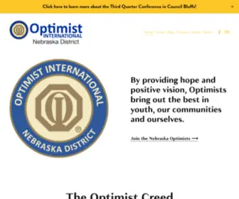 Nebraskaoptimists.org(Optimist International Nebraska District) Screenshot