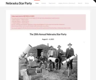 Nebraskastarparty.org(Nebraska Star Party) Screenshot