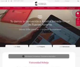 Nebrija.es(Universidad) Screenshot
