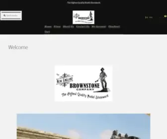 Nebrownstone.com(The Highest Quality Model Stonework) Screenshot