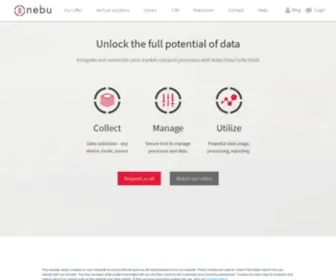 Nebu.com(Best marketing survey & research software) Screenshot