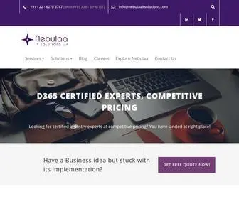 Nebulaaitsolutions.com(Dynamics 365) Screenshot