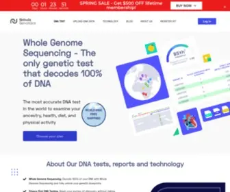 Nebula.org(Nebula Genomics) Screenshot
