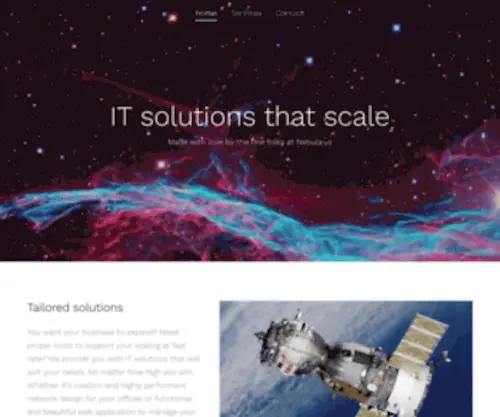 Nebula.us(Modern IT solutions) Screenshot