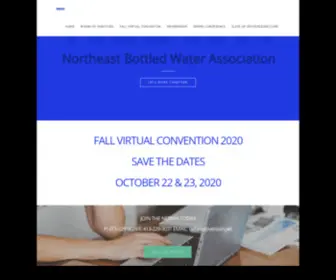Nebwa.org(Northeast Bottled Water) Screenshot