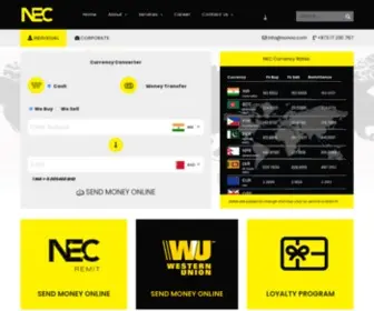 Nec-BH.com(NEC) Screenshot