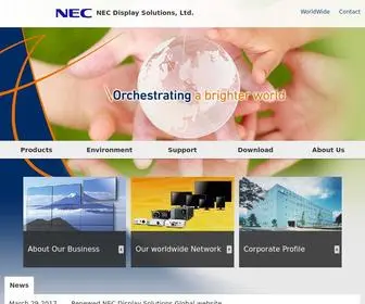 Nec-Display.com(Please choose the page) Screenshot