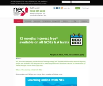 Nec.ac.uk(National Extension College) Screenshot