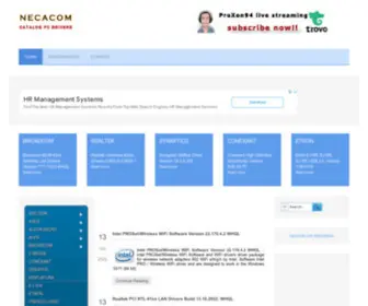 Necacom.net(Catalog PC drivers) Screenshot