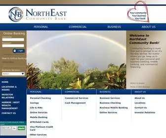 Necb.com(Northeast community bank (necb)) Screenshot