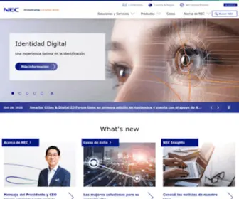 Nec.com.ar(NEC Argentina S.A) Screenshot