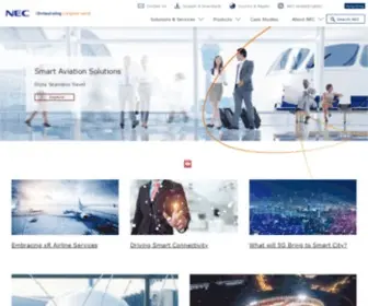 Nec.com.hk(NEC Hong Kong) Screenshot