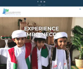 Neccuae.org(The Mohammed bin Rashid Center for Special Education) Screenshot