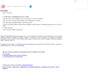 Necesarias.com(Por la igualdad de genero) Screenshot