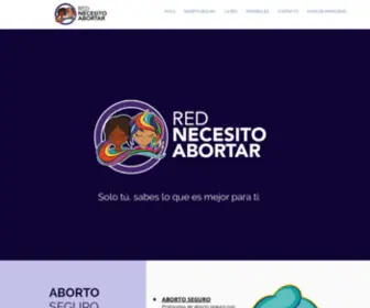 Necesitoabortar.mx(Red Necesito Abortar) Screenshot