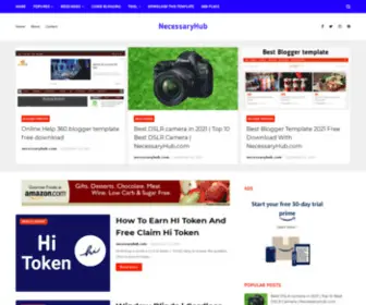 Necessaryhub.com(Necessary Hub) Screenshot