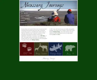 Necessaryjourneys.ca(Stories of adventure and environmental conservation since 1998. Freelance Filmmaker) Screenshot