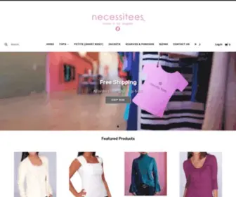 Necessiteesonline.com(Necessitees Online) Screenshot