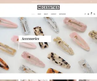 Necessitiesfashion.com(Necessities Fashion Accessories) Screenshot