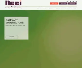 Neci.edu(New England Culinary Institute) Screenshot