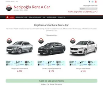 Necipoglu-Arackiralama.com(Ankara) Screenshot