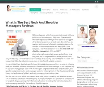 Neckandshouldermassagers.com(Heat & Massage Away Pain) Screenshot