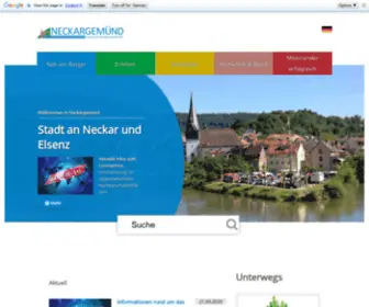 Neckargemuend.de(Neckargemünd) Screenshot