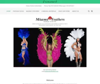Neckelmanns.com(Miami Feathers and Beaded Dance Costumes) Screenshot