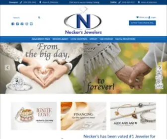 Neckersjewelers.com(Necker's Jewelers) Screenshot