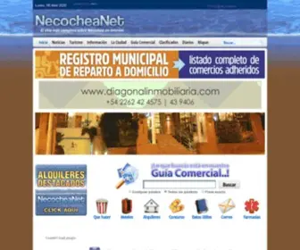 Necocheanet.com.ar(El sitio más completo sobre Necochea) Screenshot