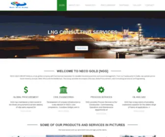 Necogold.com(Neco Gold Group) Screenshot