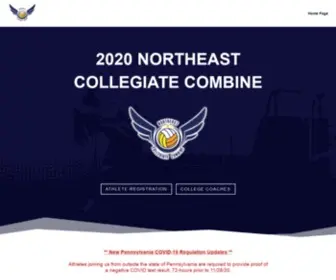 Necombinevb.com(Northeast Collegiate Combine) Screenshot