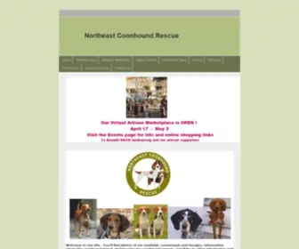 Necoonhoundrescue.org(Northeast Coonhound Rescue) Screenshot