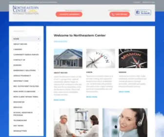 Nec.org(Northeastern Center) Screenshot