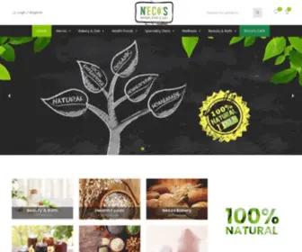 Necosnatural.com(Best Cafe in Karachi) Screenshot