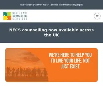 Necounselling.org.uk(North East Counselling Services Newcastle Gateshead) Screenshot