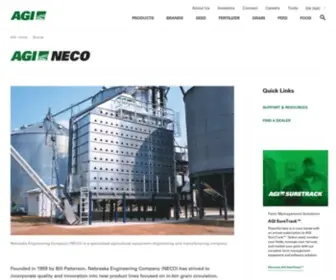 Necousa.com(Grain Dryers) Screenshot