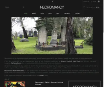 Necromancy.com.au(Necromancy) Screenshot