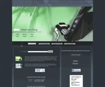 Necron.org(Necron IRC Network) Screenshot