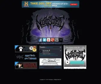 Necroscopic.com(HISTORY DEATH METAL) Screenshot