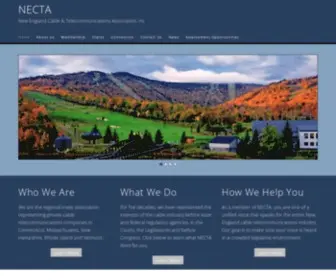 Necta.info(New England Cable & Telecommunications Association) Screenshot