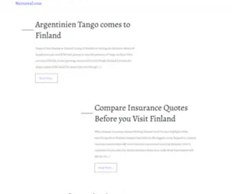 Nectareal.com(Guide to Visit Finland Blog) Screenshot