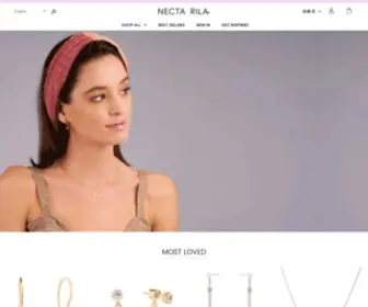 Nectarila.com(Unique jewelry) Screenshot